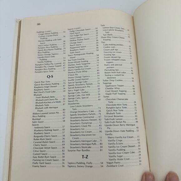 Vtg 1973 Better Homes and Gardens Hardcover Dessert Cookbook - Picture 7 of 9